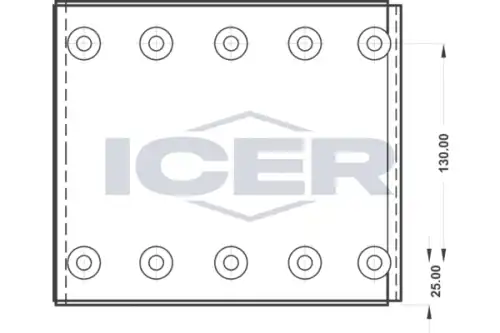 Накладки тормозные ICER 21 9032 90