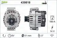 Генератор VALEO 439818