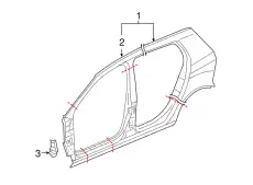 Отрезная деталь 1K4809835A VAG