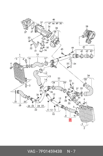 7P0145943B Шланг VAG