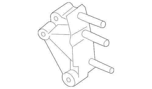 Кронштейн для траверсы 1K1857021D VAG