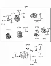 Шкив генератора 3732122020 HYUNDAI