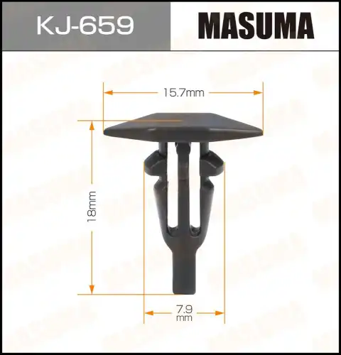  KJ-659 КЛИПСА КРЕПЕЖНАЯ 'MASUMA' 659-