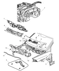 6503106 Клипса CHRYSLER