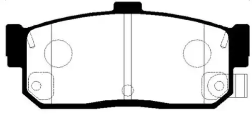 Тормозные колодки дисковые CTR CKSS-2