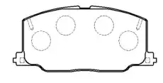 Тормозные колодки дисковые CTR CKT-21