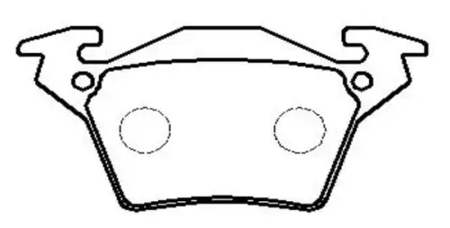 Тормозные колодки дисковые CTR CKBZ-43