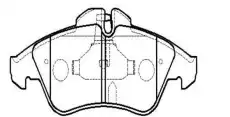 Тормозные колодки дисковые CTR CKM-20