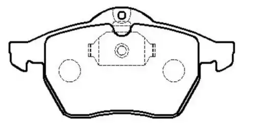 Тормозные колодки дисковые CTR CKVW-1