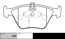 Тормозные колодки дисковые CTR CKB-4
