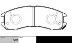 Тормозные колодки дисковые CTR CKMZ-24