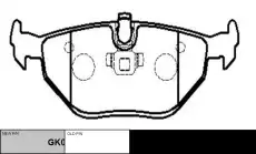 Тормозные колодки дисковые CTR CKB-3