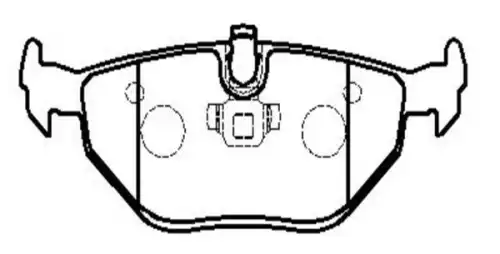 Тормозные колодки дисковые CTR CKB-3