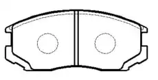 Тормозные колодки дисковые CTR CKM-3