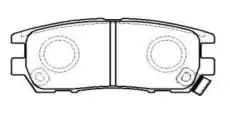 Тормозные колодки дисковые CTR CKM-36