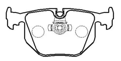 Тормозные колодки дисковые CTR CKB-7