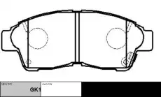 Тормозные колодки дисковые CTR CKT-1