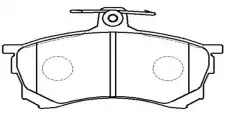 Тормозные колодки дисковые CTR CKM-61