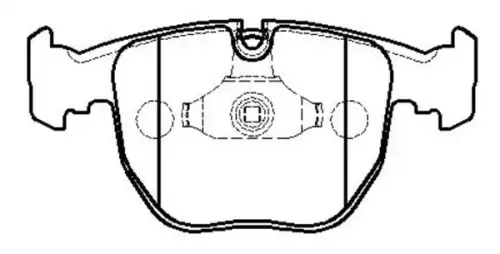 Тормозные колодки дисковые CTR CKB-6