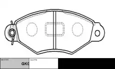 Тормозные колодки дисковые CTR CKRN-16