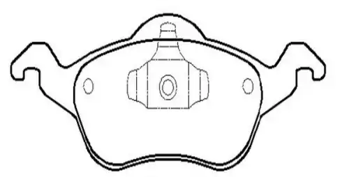 Тормозные колодки дисковые CTR CKF-12