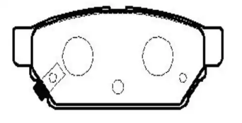 Тормозные колодки дисковые CTR CKM-8