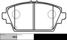 Тормозные колодки дисковые CTR CKN-120