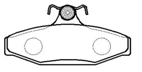 Тормозные колодки дисковые CTR CKHD-1