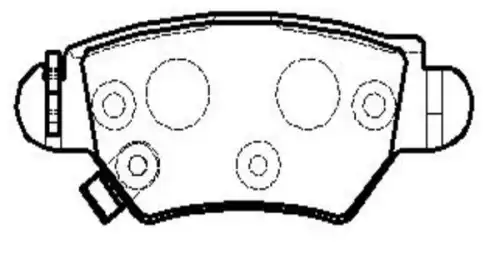 Тормозные колодки дисковые CTR CKG-14