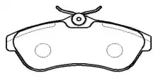 Тормозные колодки дисковые CTR CKPU-41