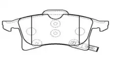 Тормозные колодки дисковые CTR CKG-57