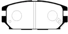 Тормозные колодки дисковые CTR CKKH-26