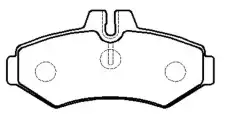 Тормозные колодки дисковые CTR CKBZ-30