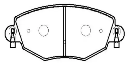 Тормозные колодки дисковые CTR CKF-41