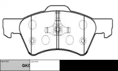 Тормозные колодки дисковые CTR CKCR-5