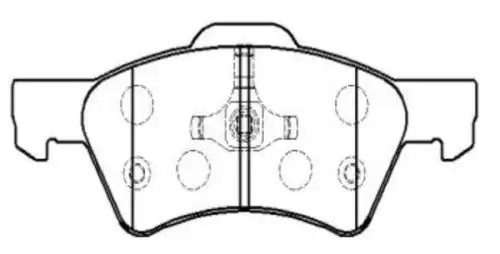 Тормозные колодки дисковые CTR CKCR-5