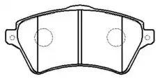 Тормозные колодки дисковые CTR CKTA-1
