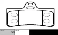 Тормозные колодки дисковые CTR CKPU-44