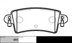 Тормозные колодки дисковые CTR CKG-31