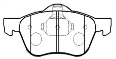 Тормозные колодки дисковые CTR CKN-123