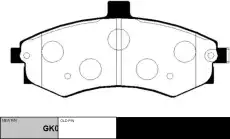 Тормозные колодки дисковые CTR CKKH-27