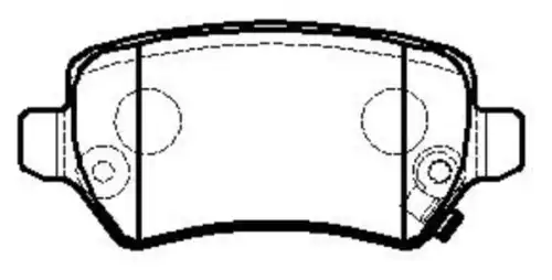 Тормозные колодки дисковые CTR CKG-25
