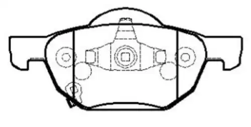 Тормозные колодки дисковые CTR CKHO-67