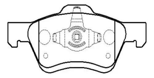 Тормозные колодки дисковые CTR CKF-59