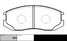 Тормозные колодки дисковые CTR CKM-49