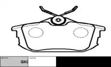 Тормозные колодки дисковые CTR CKM-67