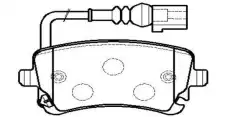 Тормозные колодки дисковые CTR CKVW-32