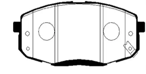 Тормозные колодки дисковые CTR CKKH-40