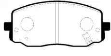 Тормозные колодки дисковые CTR CKKK-26