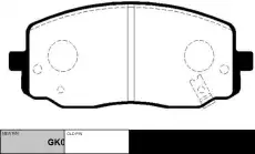 Тормозные колодки дисковые CTR CKKK-26